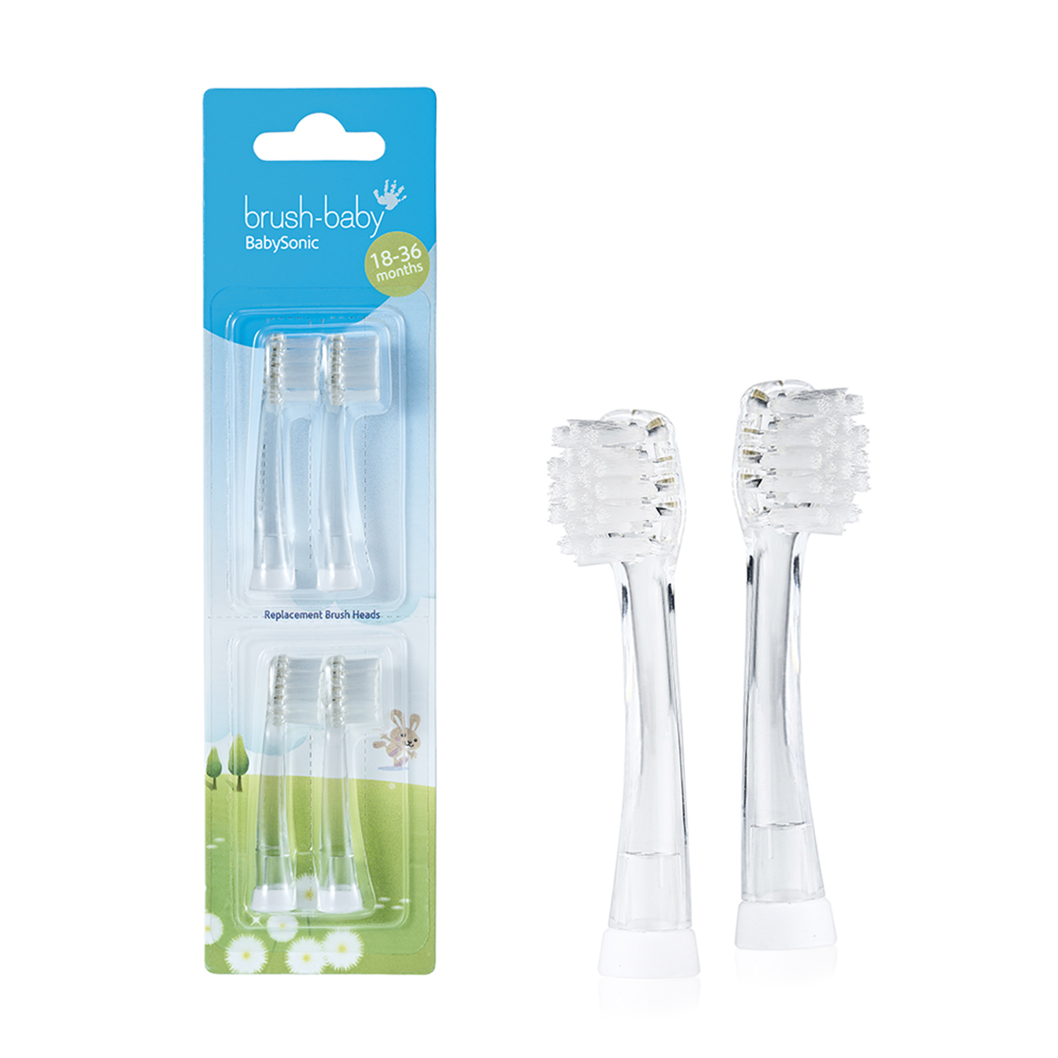 Brush-Baby BabySonic Replacement Brush Heads, 18–36 Months