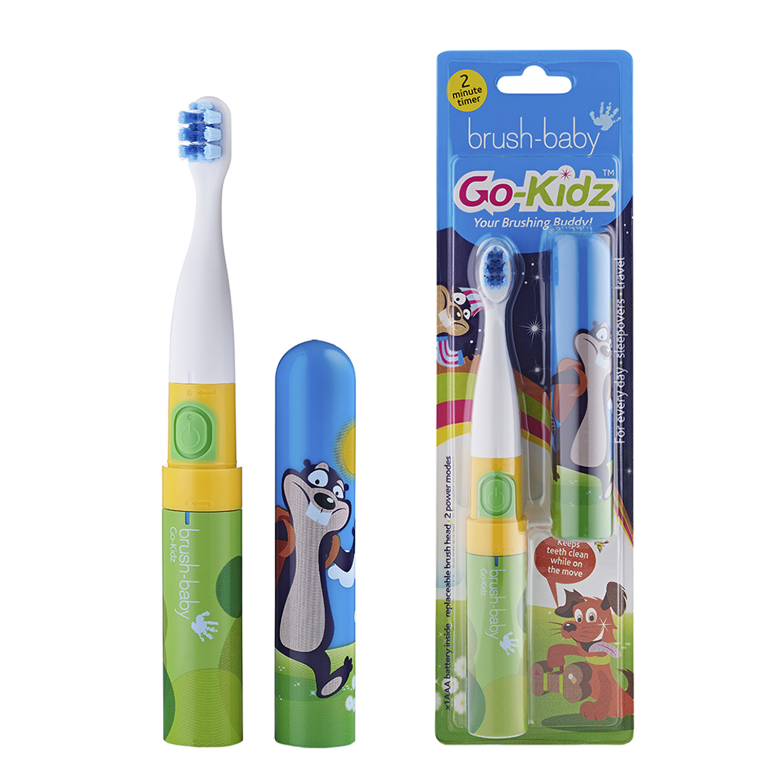 Brush-Baby Go-Kidz Mikey Sonic Electric Toothbrush for Kids from 3 Years