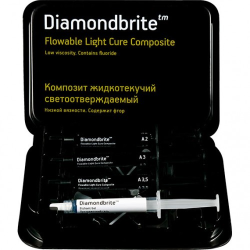 Diamondbrite Low Viscosity Flowable Light-Cured Microhybrid Composite, Kit