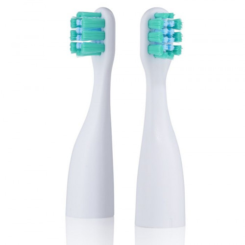 Brush-Baby Go-Kidz Replacement Brush Heads for Electric Toothbrush, 3+ Years, 2 pcs.