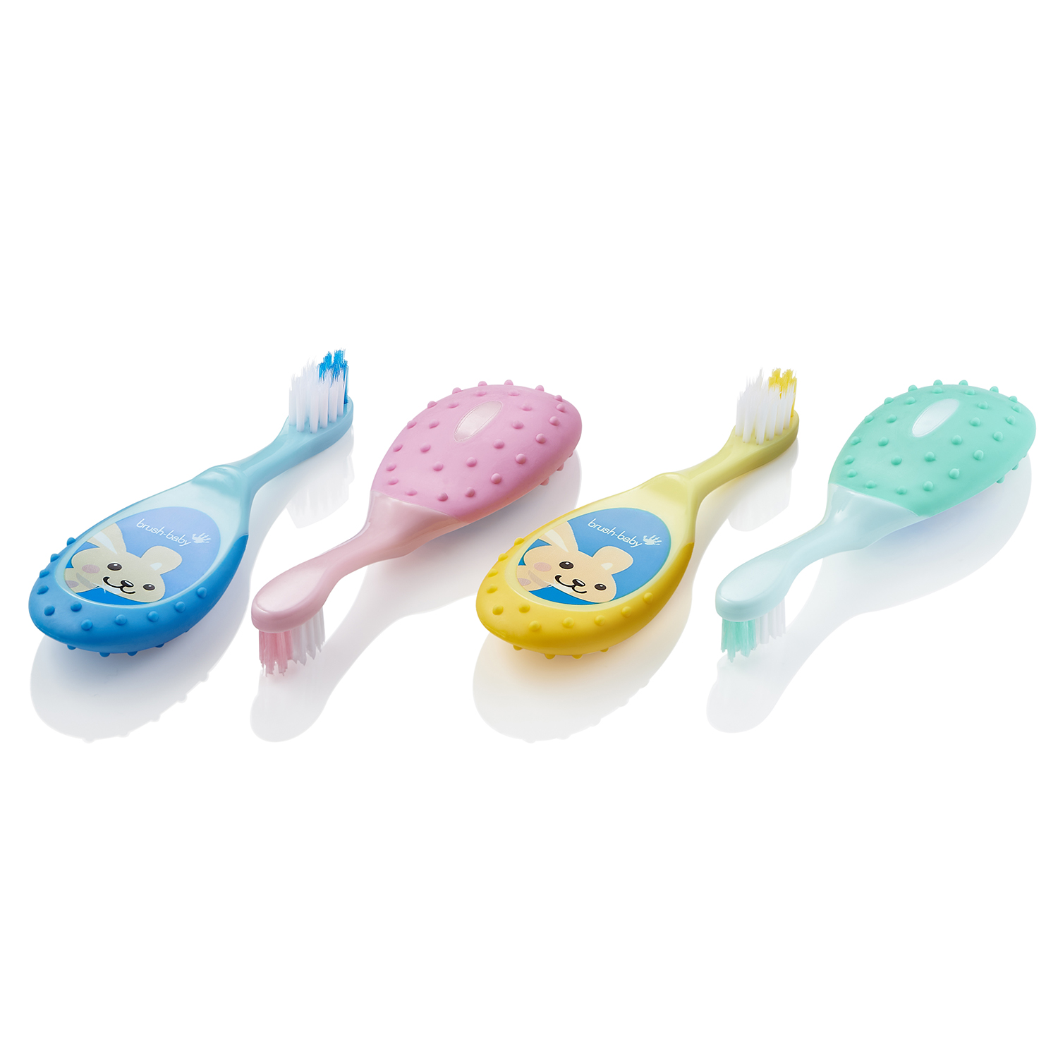 Children's Toothbrush Brush-Baby FlossBrush, 0-3 Years, Turquoise