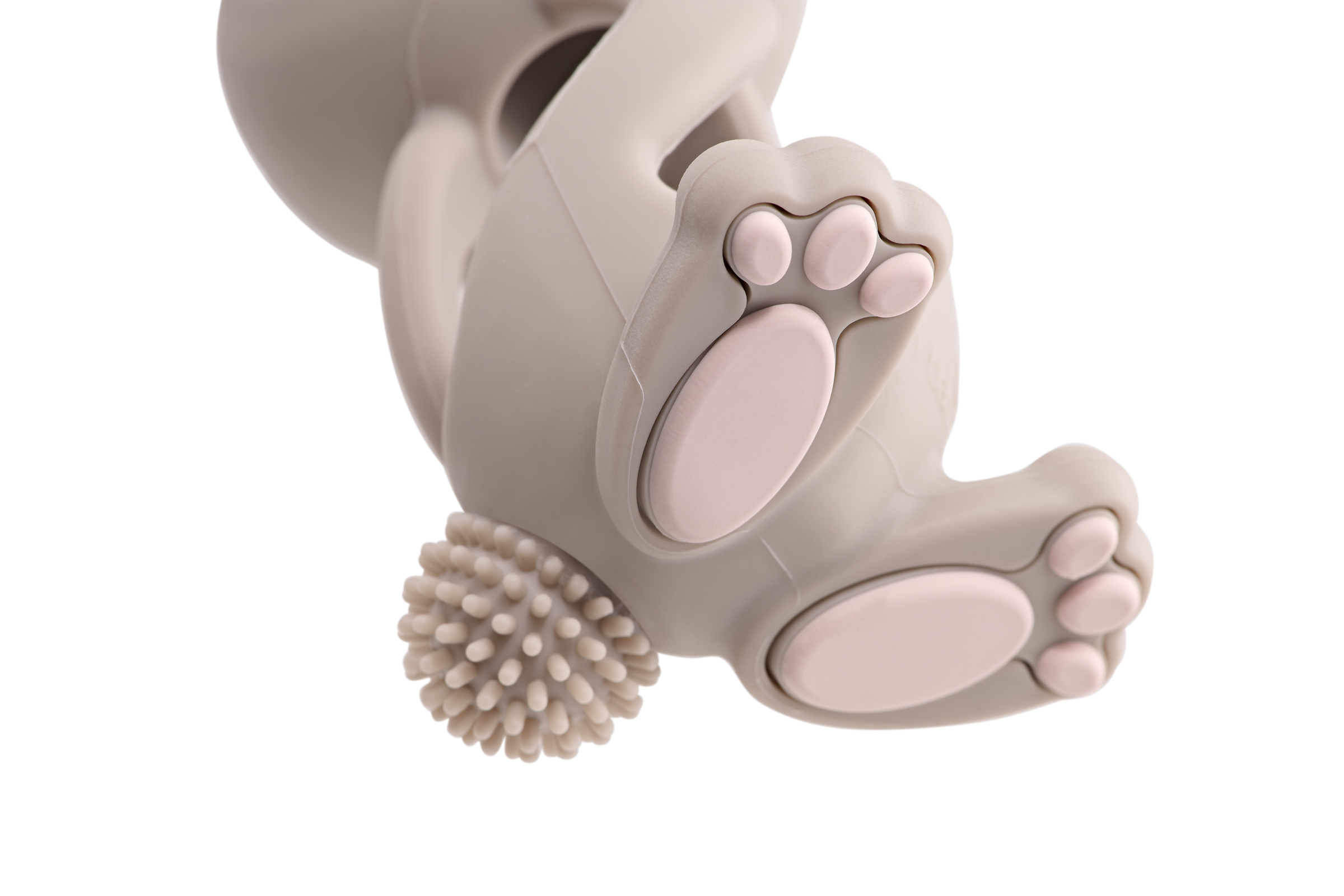 Teething Toy for Babies 0-3 Years Brush Baby, Color Cappuccino