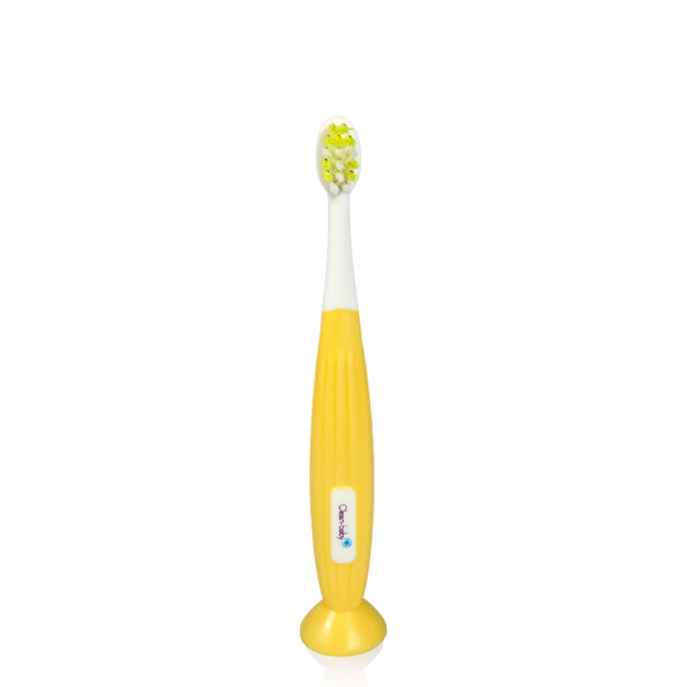 Children's toothbrush Clean-Baby, Parrot, 0-3 years, soft bristles