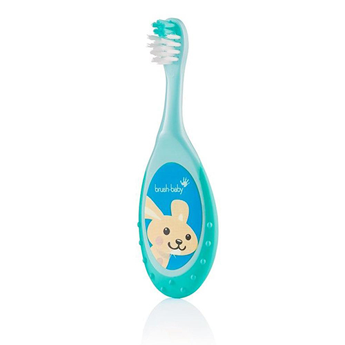 Children's Toothbrush Brush-Baby FlossBrush, 0-3 Years, Turquoise