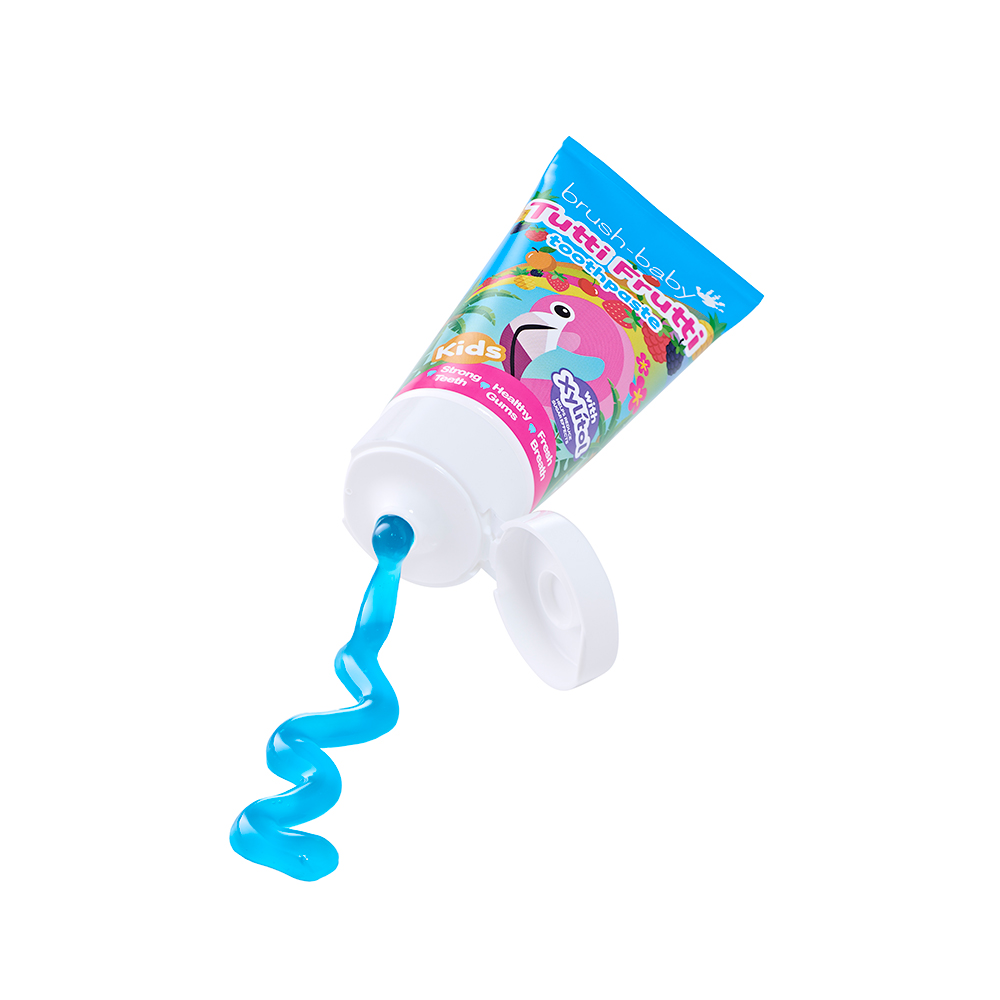 Children's Toothpaste Brush-Baby TuttiFrutti, Multi-Fruit, 3+ Years