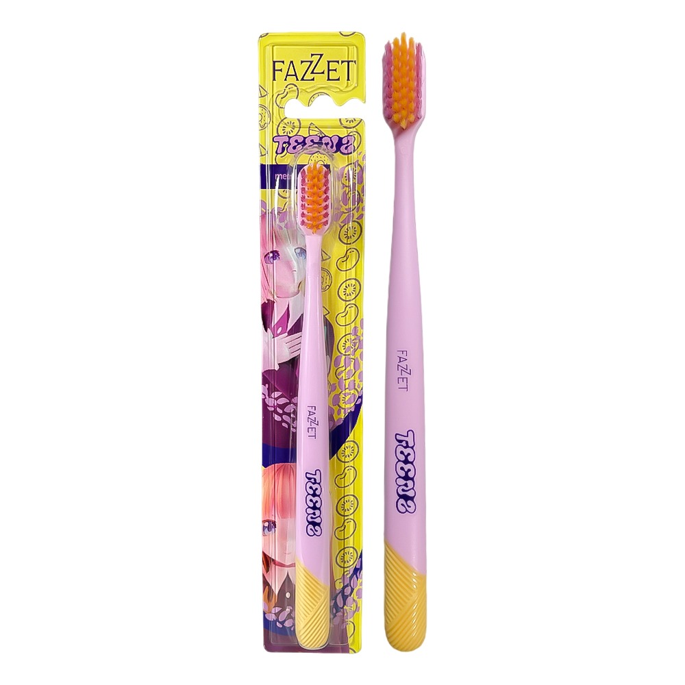 Toothbrush for Teenagers Fazzet TEENS Anime, from 10 years, medium hardness