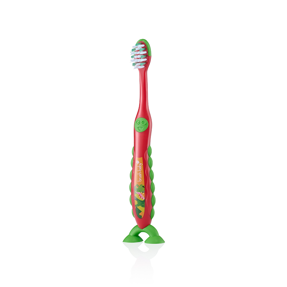 Children's Toothbrush Brush-Baby FlossBrush, 3-6 Years, Dinosaur, 2 pcs/set