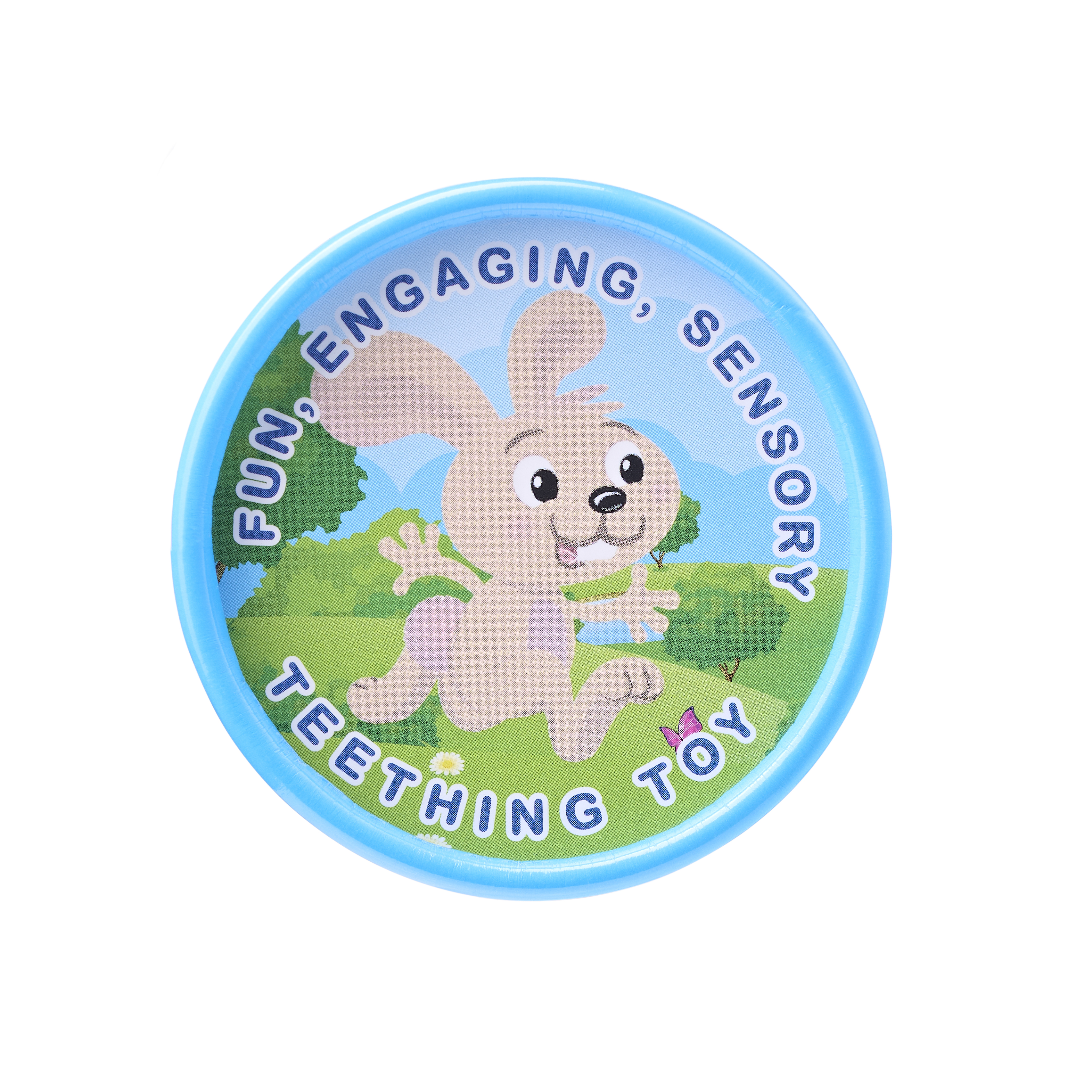 Teether for Babies 0-3 Years Brush Baby, Eucalyptus Color