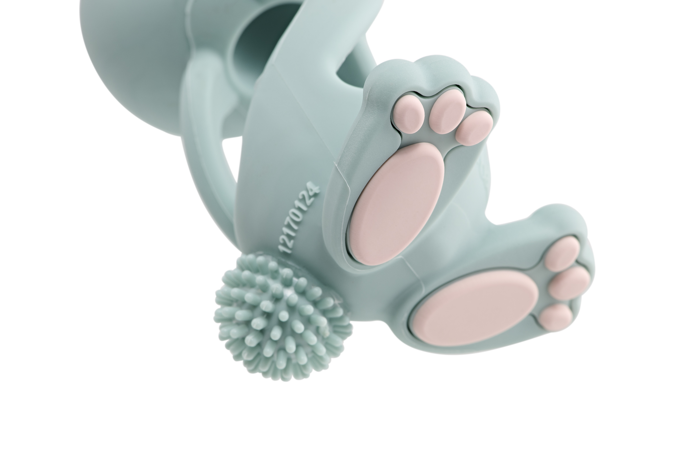 Teether for Babies 0-3 Years Brush Baby, Eucalyptus Color