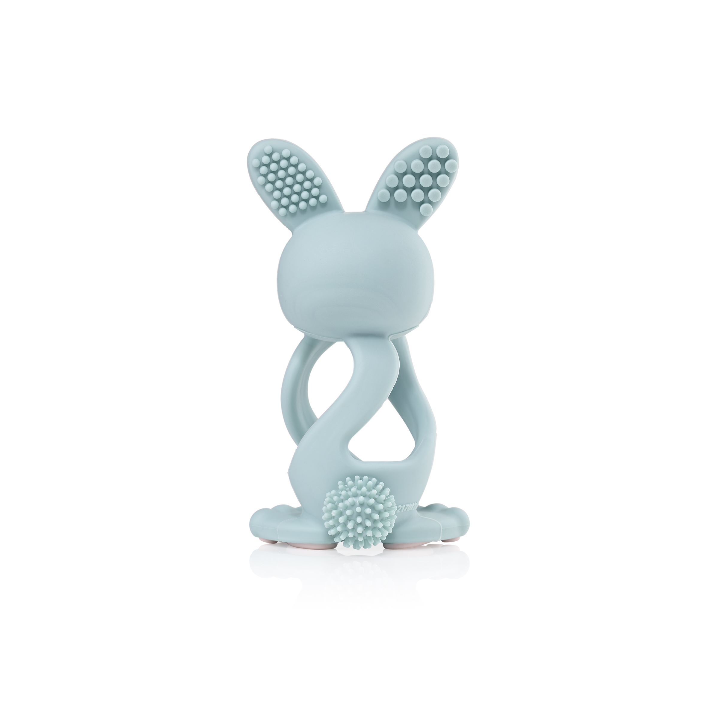 Teether for Babies 0-3 Years Brush Baby, Eucalyptus Color