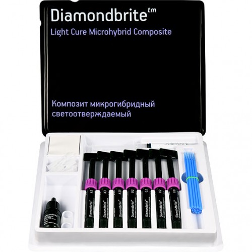 Diamondbrite Microhybrid Light-Cured Composite Filling Material, Kit