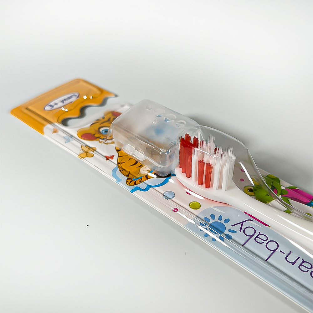 Children's toothbrush Clean-Baby, Animals, from 3 years, soft bristles