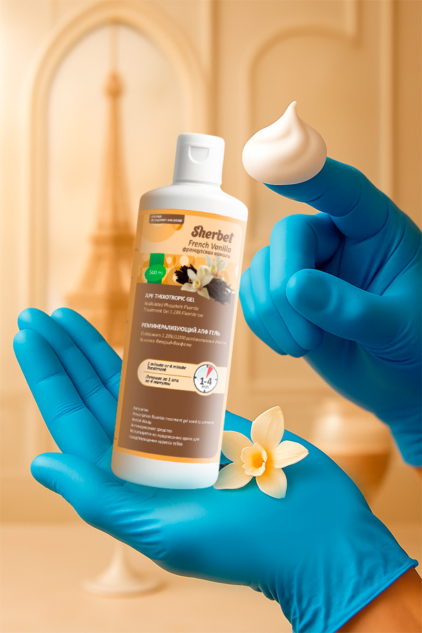 Sherbet pH-Neutral Gel, French Vanilla, 500 ml