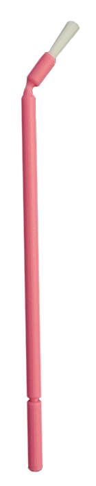 Sherbet Application Brushes for Teeth, Pink, Tube of 100 pcs.