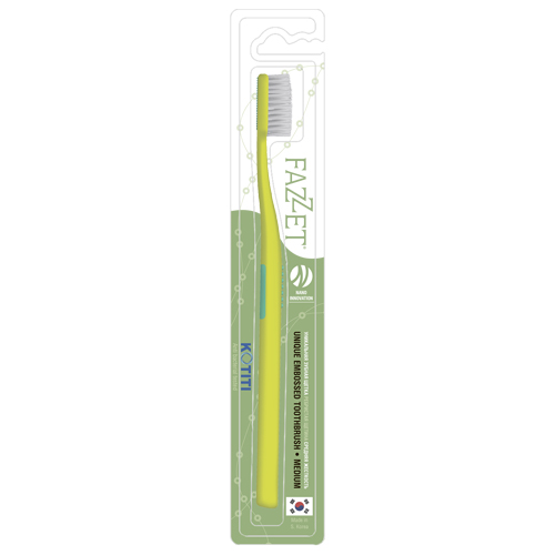 Fazzet Embossed Toothbrush, Green