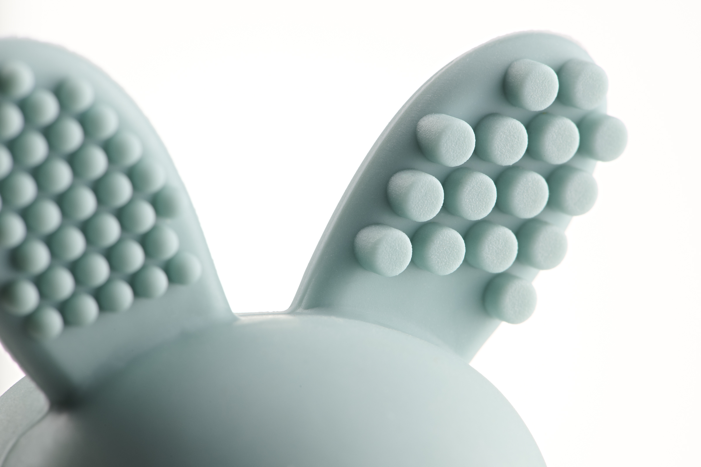 Teether for Babies 0-3 Years Brush Baby, Eucalyptus Color