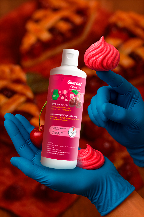 Sherbet APF Gel, Cherry Pie Flavor, 500 ml