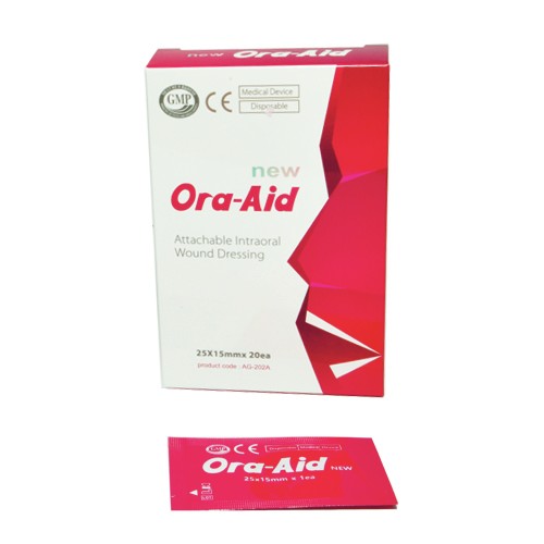 ORA-AID Oral Mucosa Healing Patch, 25×15 mm, 20 pcs