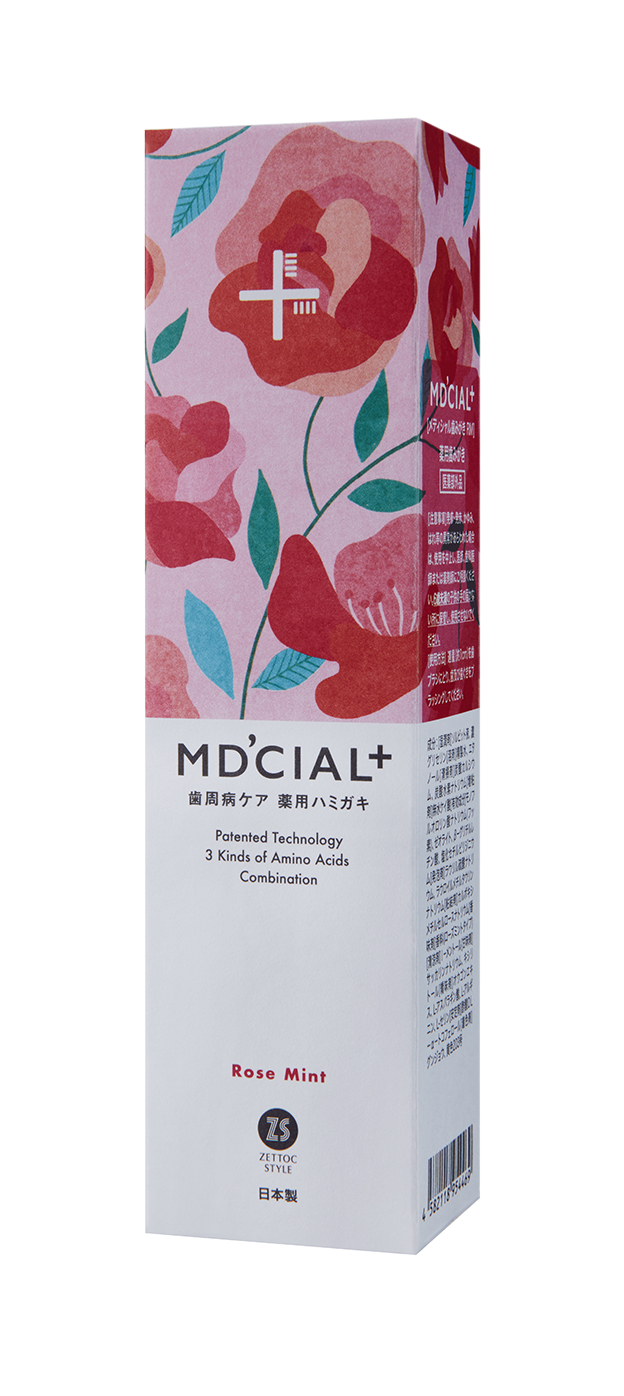 Japanese toothpaste NIPPON ZETTOC MD'cial+, Comprehensive, Rose-Mint
