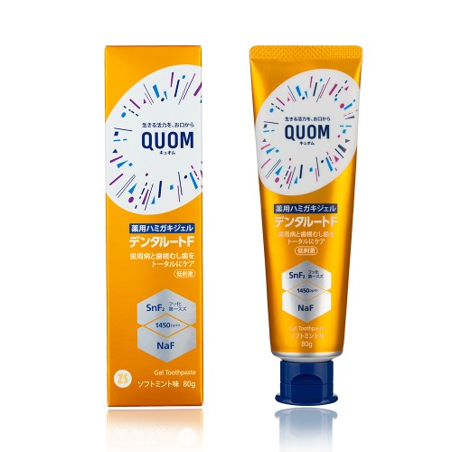 NIPPON ZETTOC QUOM Dental Root F toothpaste for the sick and elderly, 80 g