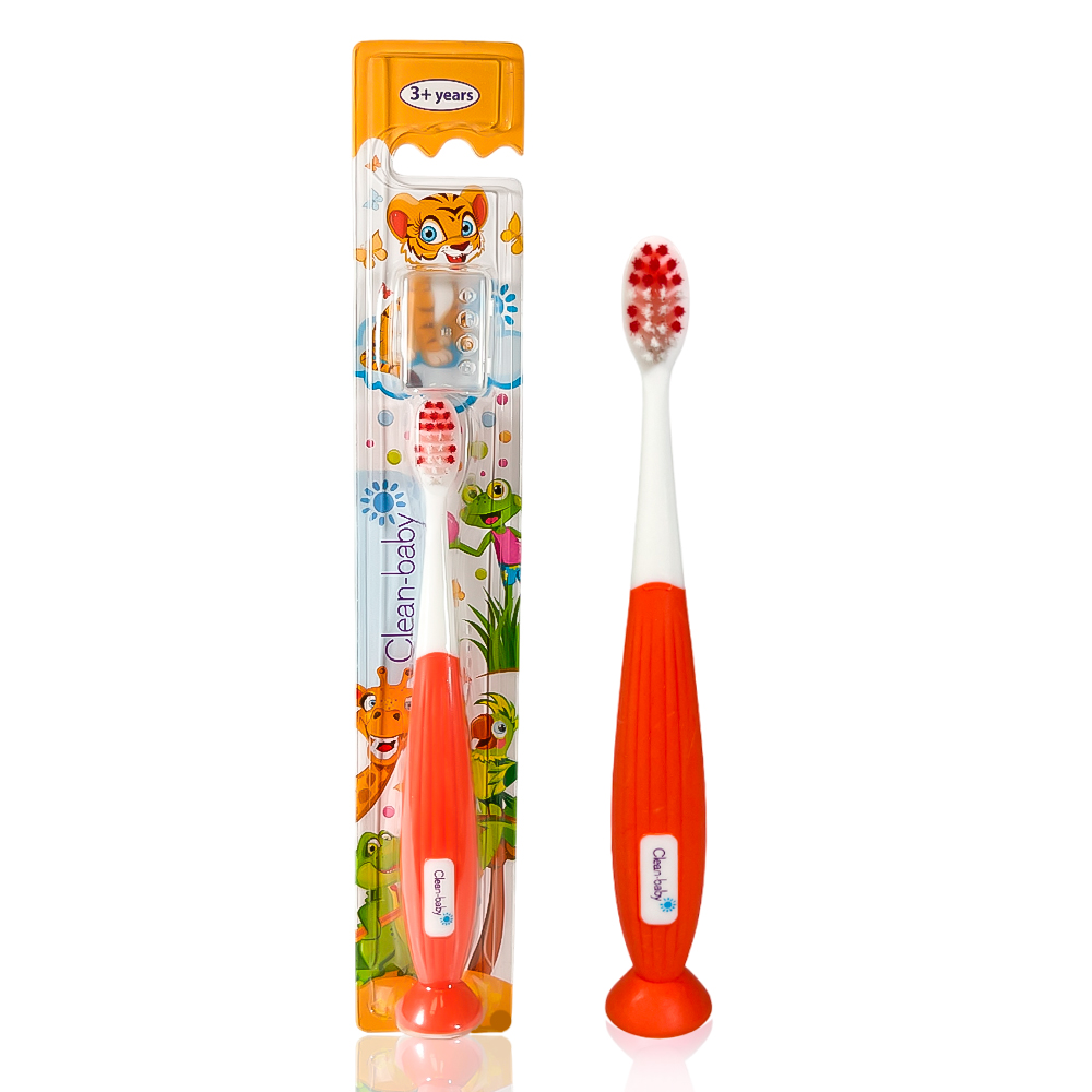 Children's toothbrush Clean-Baby, Animals, from 3 years, soft bristles
