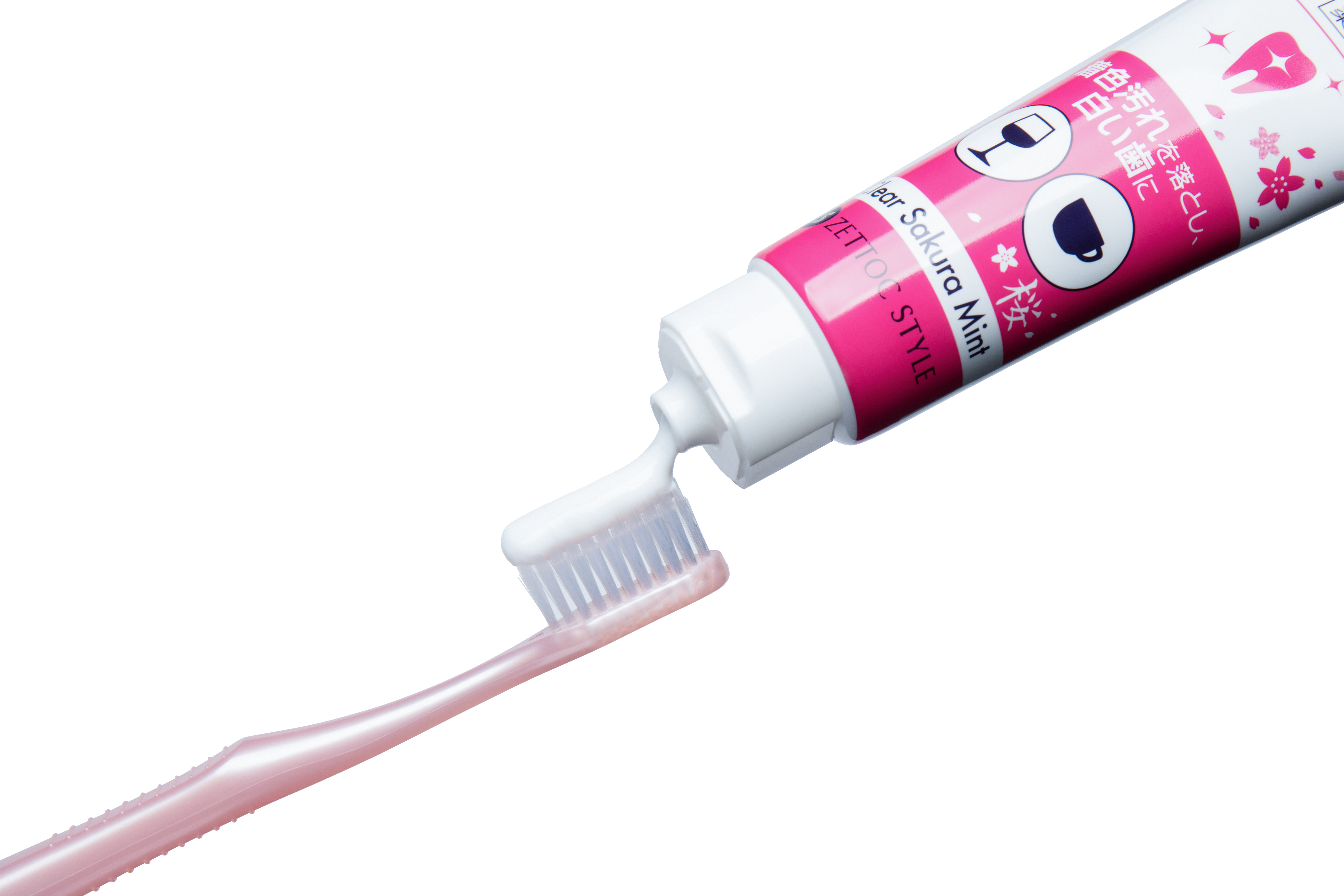 Japanese whitening toothpaste NIPPON ZETTOC ProPearl fluoride-free sakura-mint, 100 g