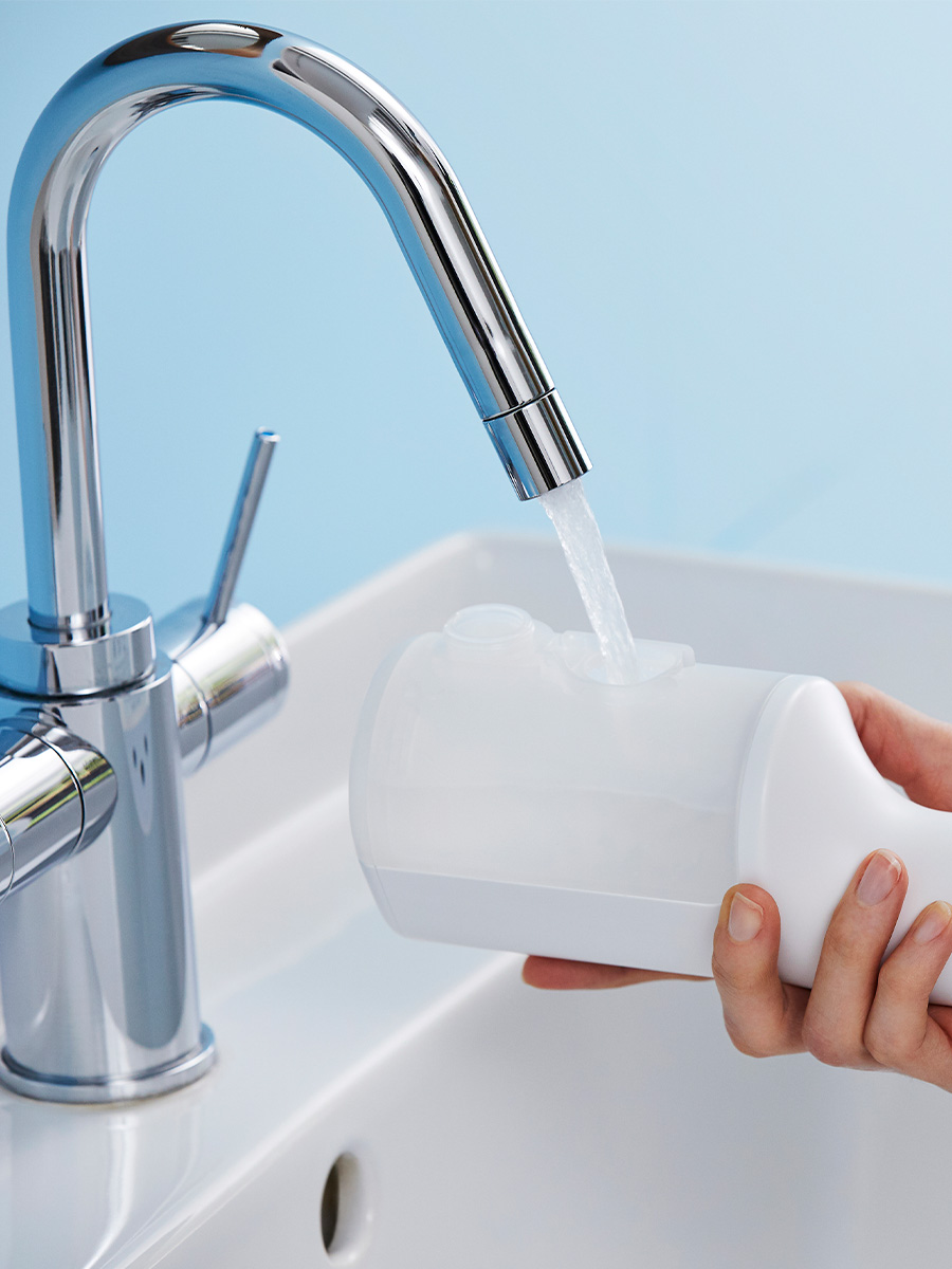 Panasonic EW-DJ66 Oral Irrigator, Ultrasonic + Gift (Cleaning Solution)