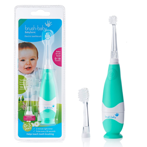Sonic Electric Toothbrush Brush-Baby BabySonic, 0-3 Years, Turquoise