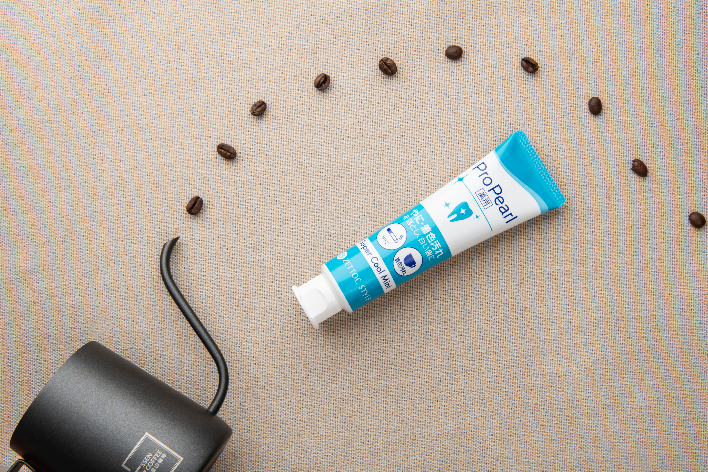 Japanese whitening toothpaste NIPPON ZETTOC ProPearl fluoride-free refreshing mint, 100 g