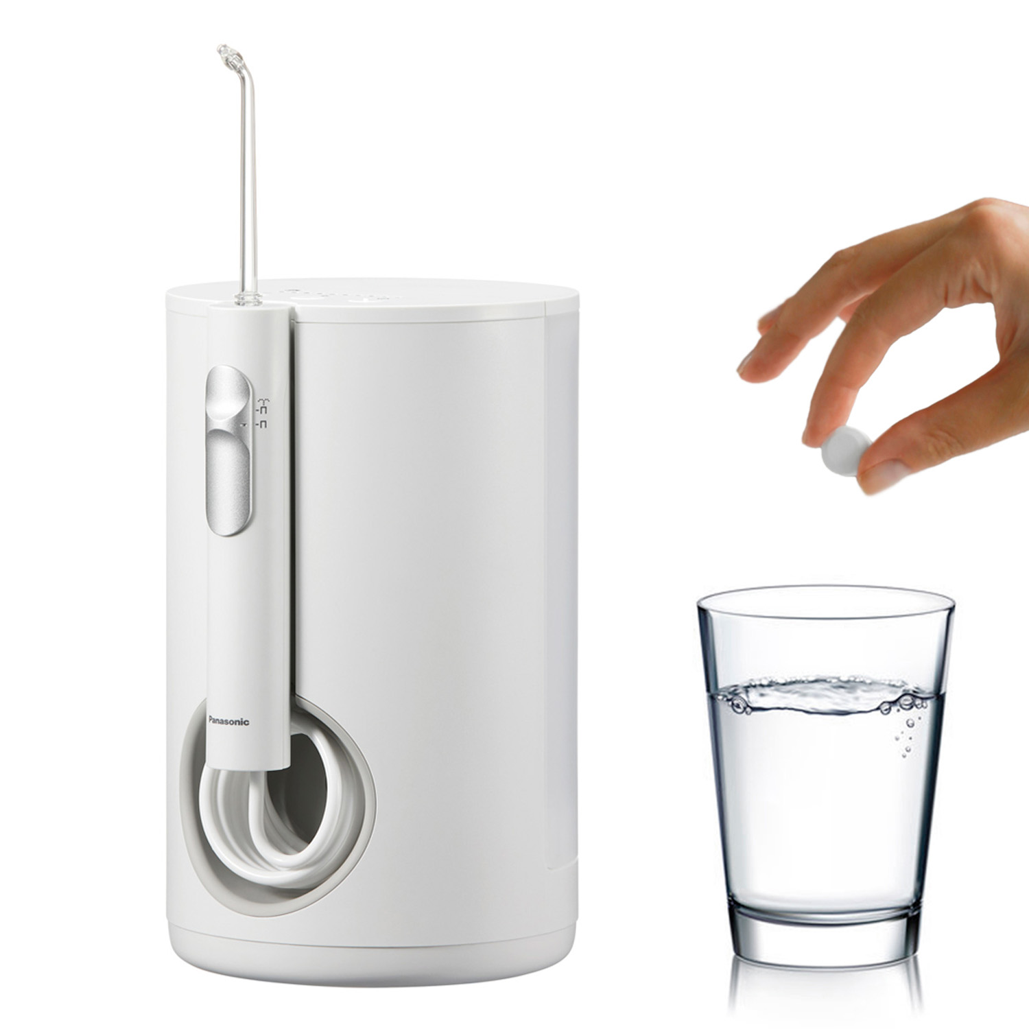 Panasonic EW1614 Stationary Ultrasonic Oral Irrigator + Gift (Cleaning Solution)