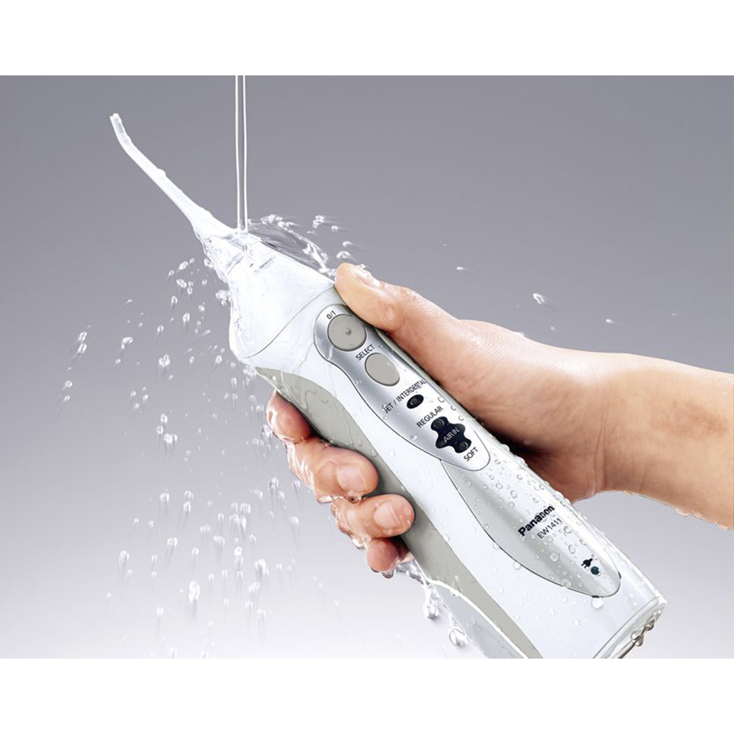 Panasonic EW1411 Oral Irrigator, Portable with 4 Operating Modes