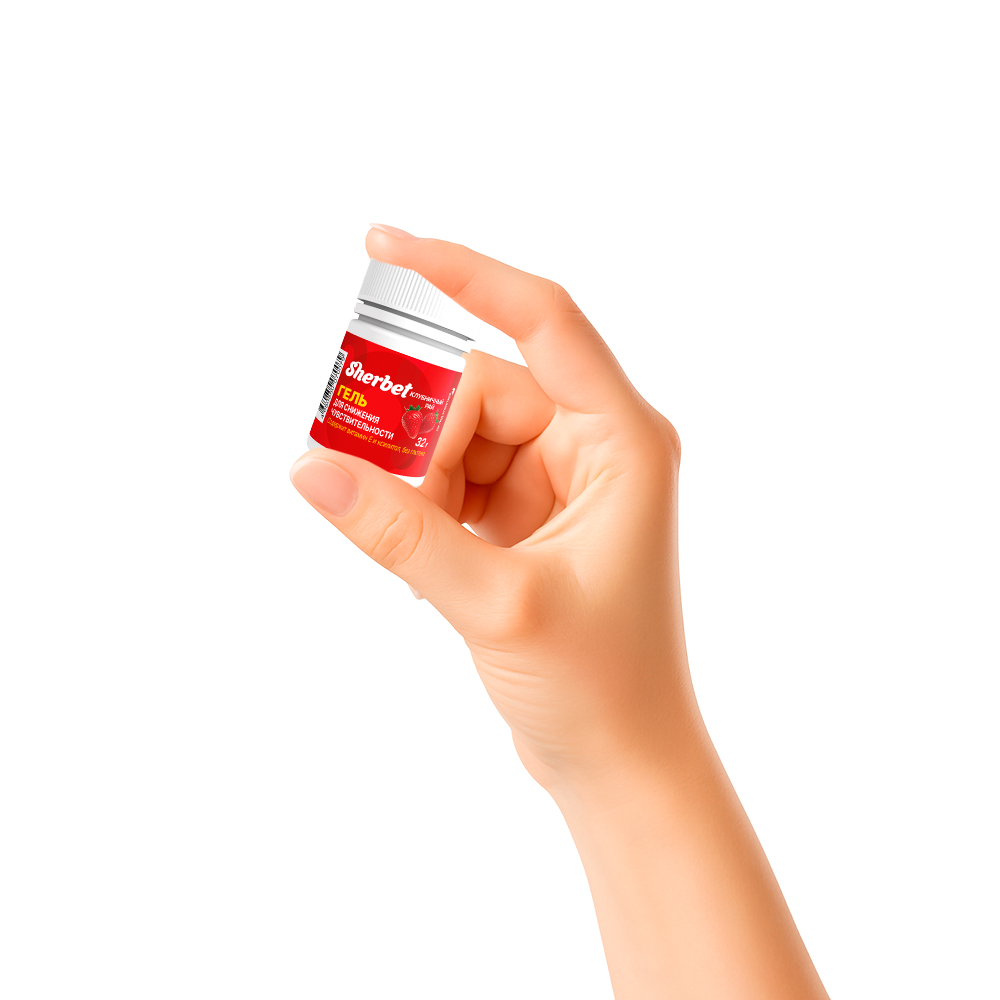 Sherbet Gum Desensitizing Gel, Strawberry Paradise, 32 g