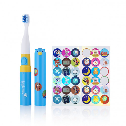 Sonic Electric Toothbrush Brush-Baby Go-Kidz Blue, 3+ Years, Blue