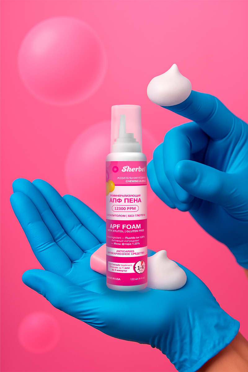 APF Remineralizing Tooth Foam, Bubble Gum Flavor, 130 ml