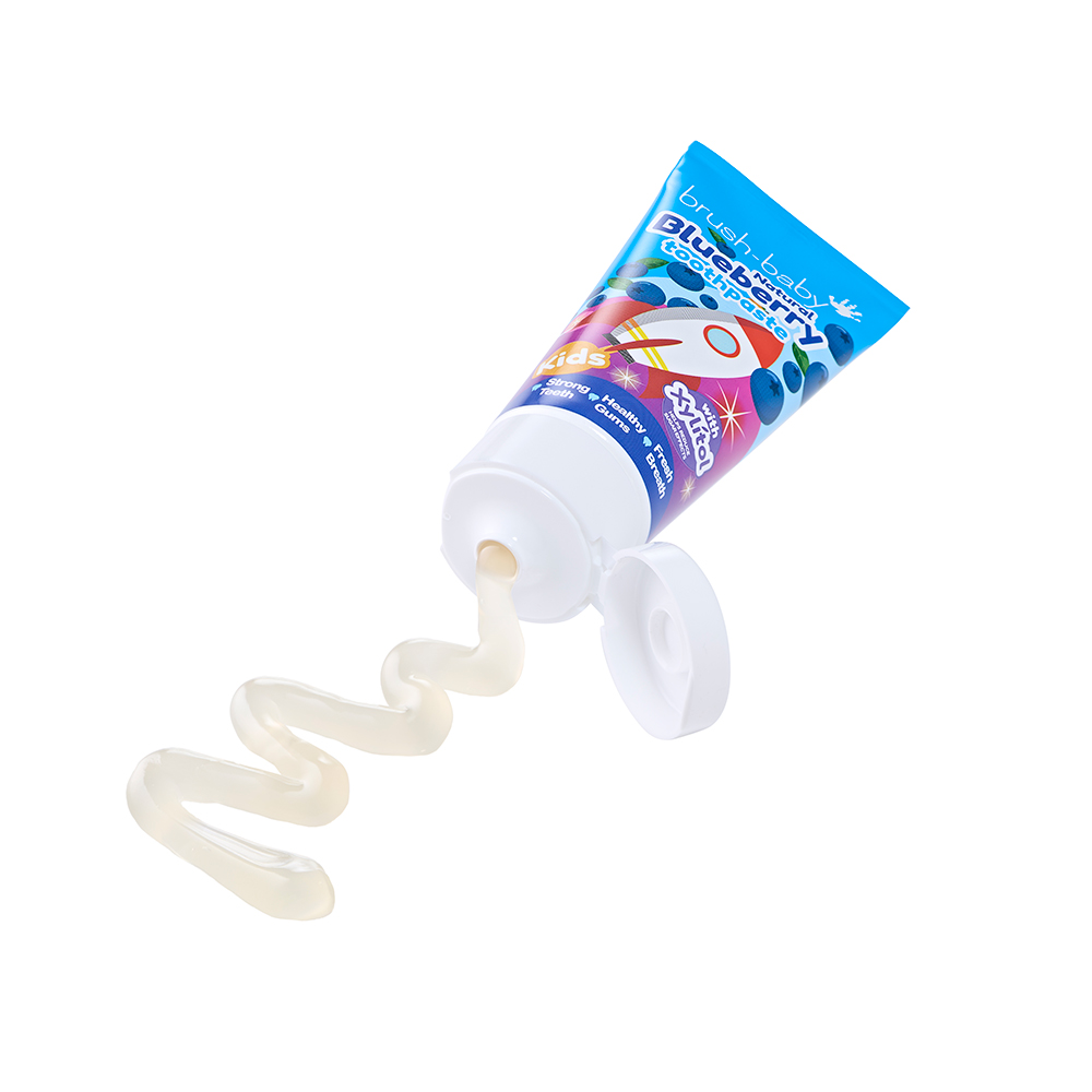 Children's Toothpaste Brush-Baby Blueberry, 3+ Years, 50 ml