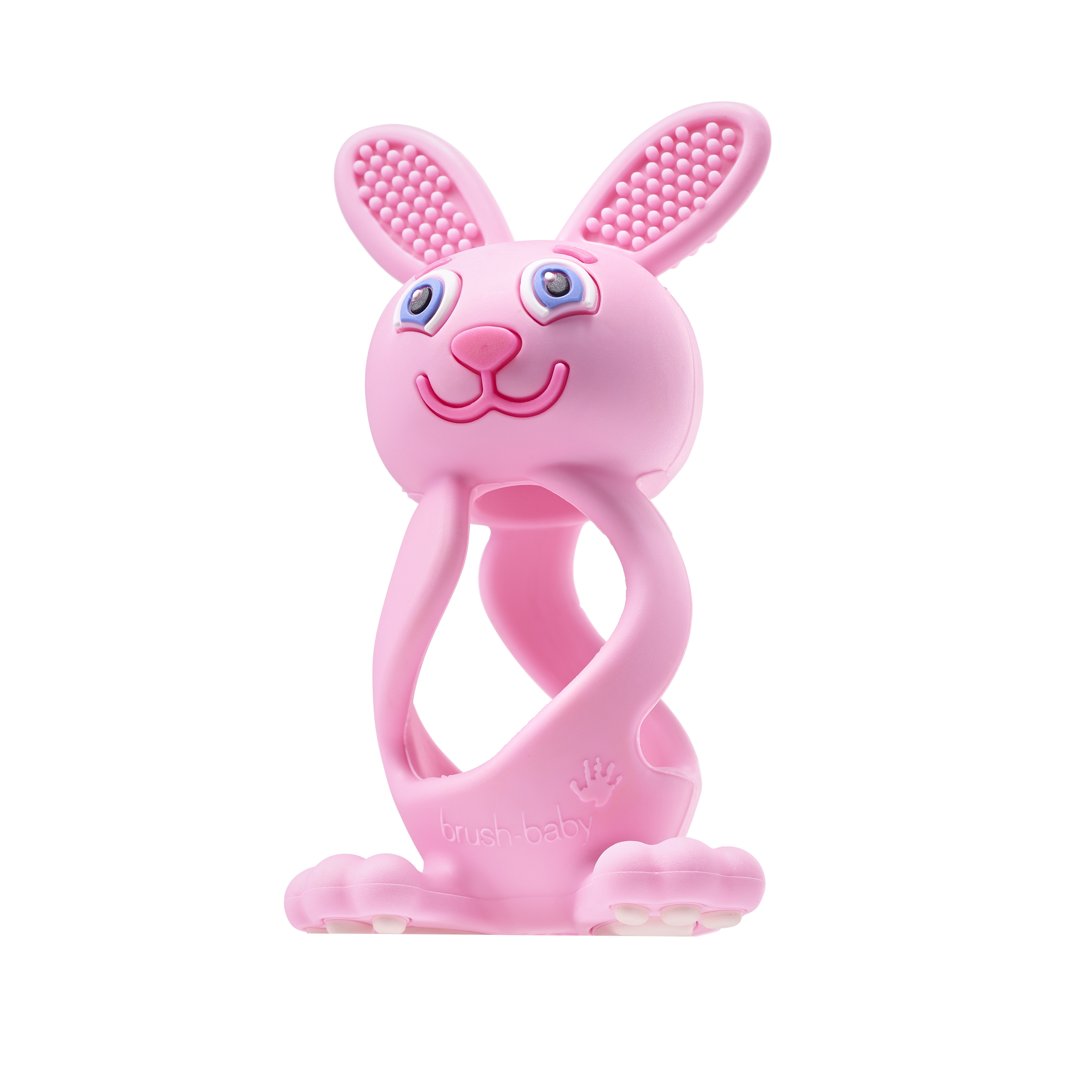 Teething Toy for Babies 0–3 Years Brush Baby, Color Pink