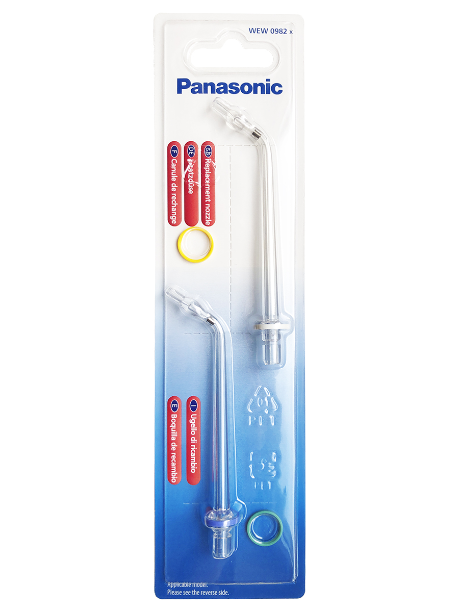 Replacement Nozzle WEW0982 X for Panasonic EW1611 Irrigator, 2 pcs.