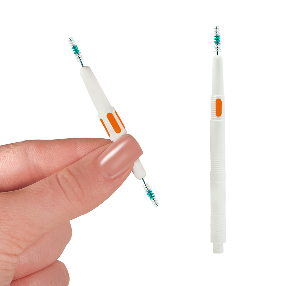 Staino TWINS Double-Sided Interdental Brushes, Small Cylindrical, 0.4 mm, 36 pcs.