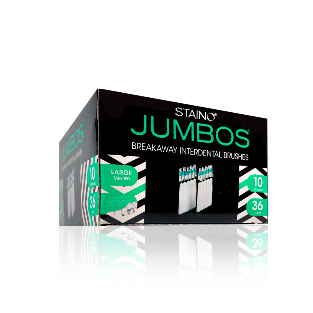 Staino JUMBOS Interdental Brushes, Conical, 0.6 mm, 36×10 pcs