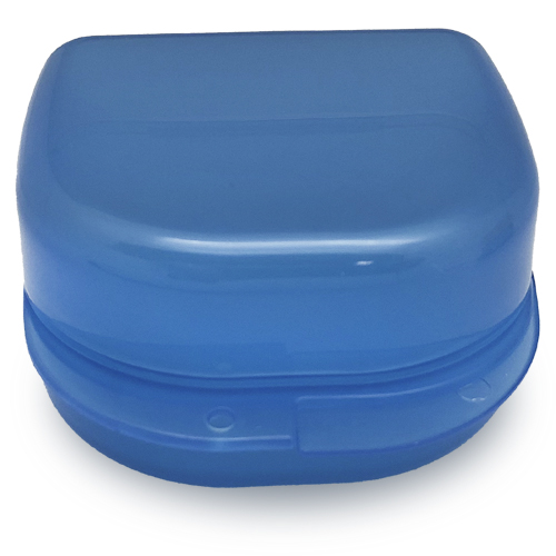 Plastic Box for Orthodontic Appliances, 78х83х45, Light Blue
