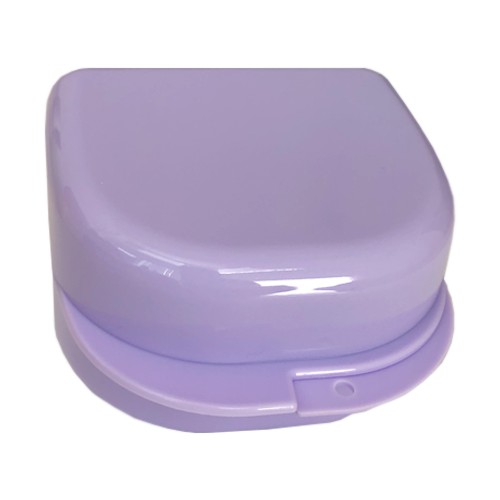 Plastic Box for Orthodontic Appliances, 78х83х45, Lilac