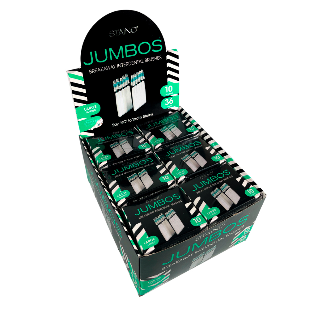Staino JUMBOS Interdental Brushes, Conical, 0.6 mm, 36×10 pcs