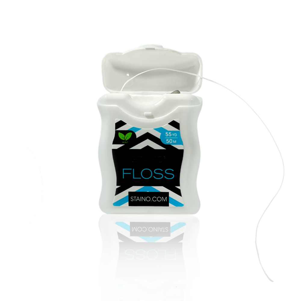 Staino Dental Floss, 50 meters, Mint Flavor, 6 pcs. per pack