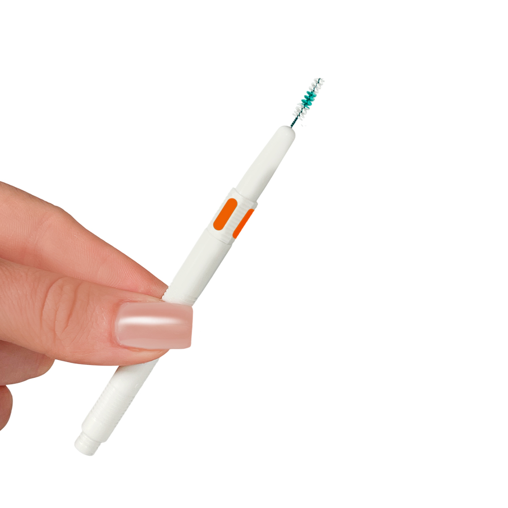 Staino TWINS Double-Sided Interdental Brushes, Small Cylindrical, 0.4 mm, 36 pcs.