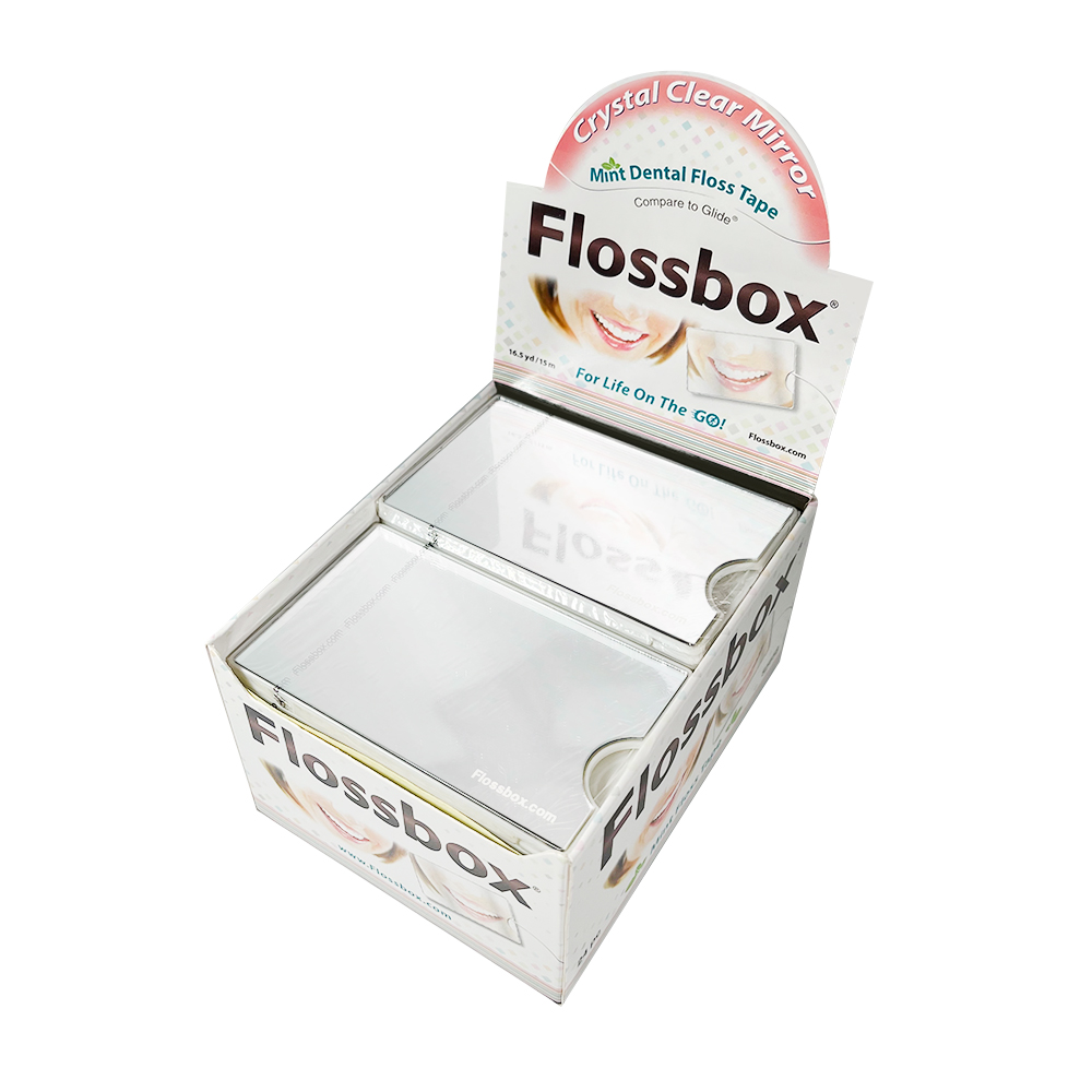 Staino Dental Floss with Mirror, Effective Cleaning, 15 Meters, 24 pcs