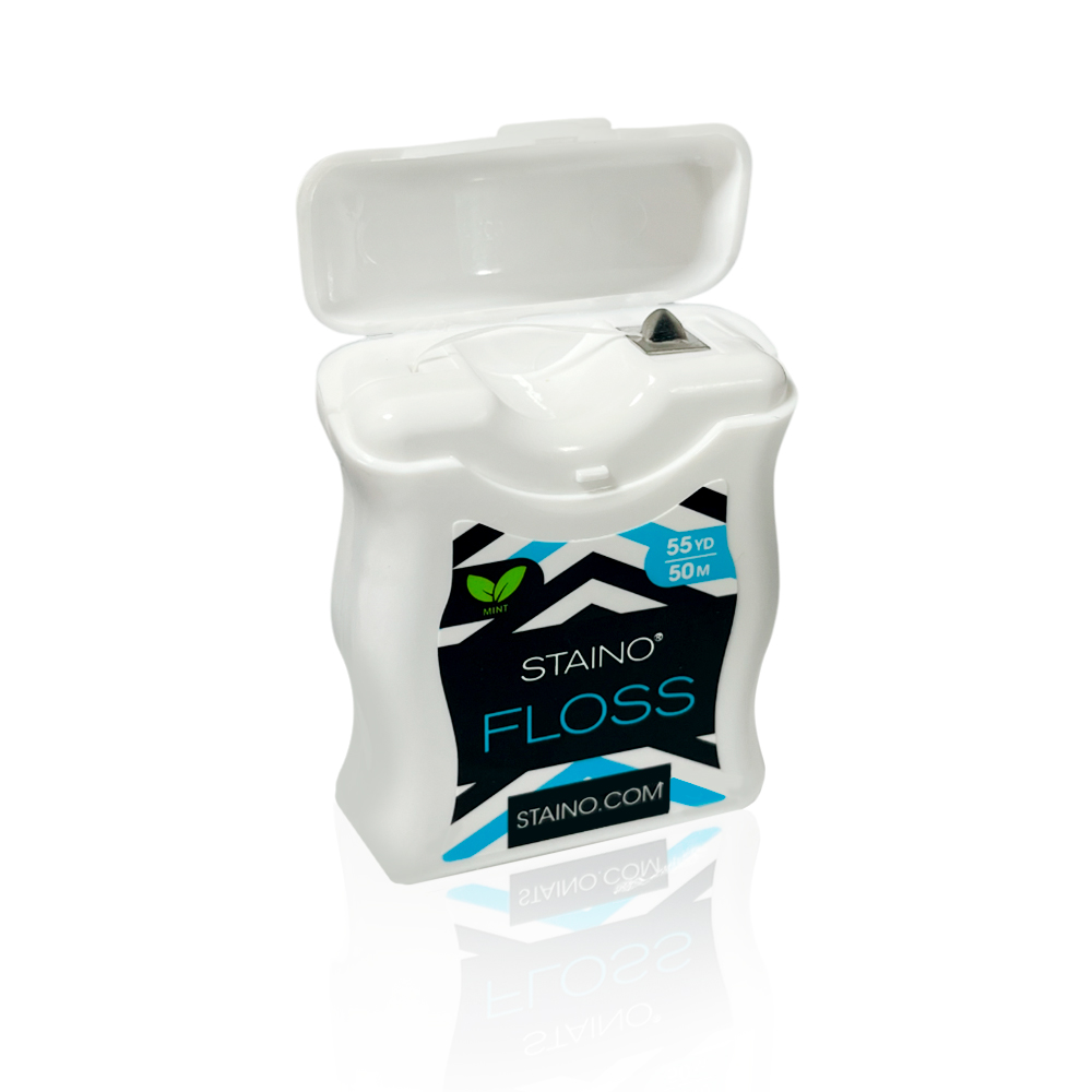 Staino Dental Floss, 50 meters, Mint Flavor, 6 pcs. per pack