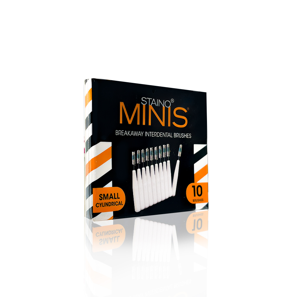 Staino MINIS Interdental Brushes, Cylindrical, 0.4 mm, 36×10 pcs